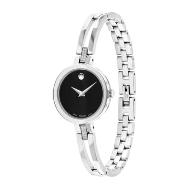 Movado Movado Esperanza Quartz Black Dial Ladies Watch 0607471