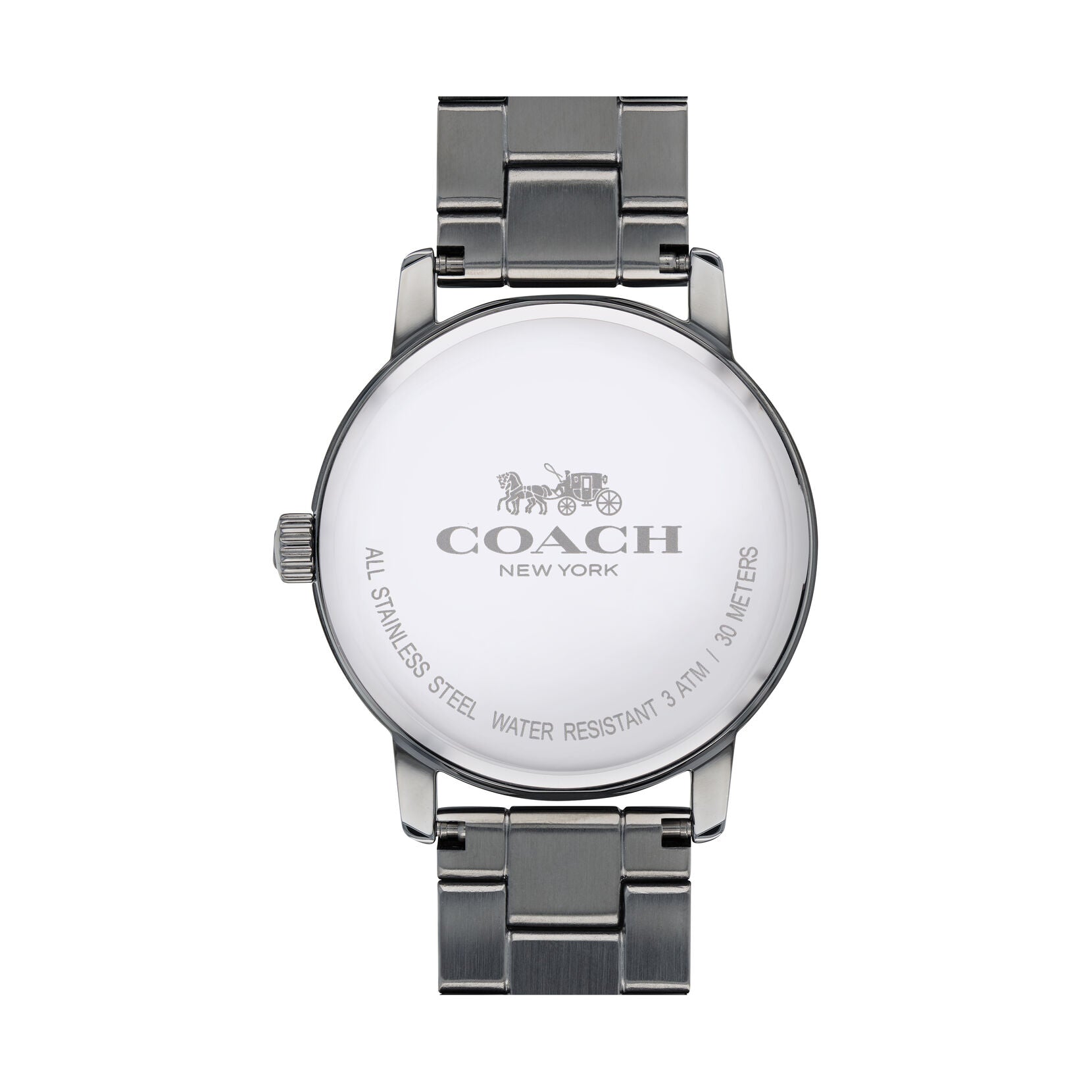 Coach Coach Grand Quartz Dark Grey Dial Ladies Watch 14502924