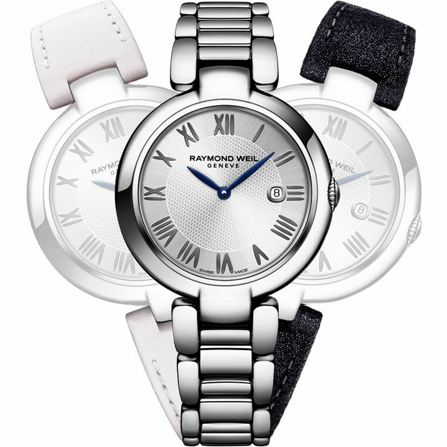 Raymond Weil Raymond Weil Shine Quartz Silver Dial Ladies Watch 1600-ST-RE659