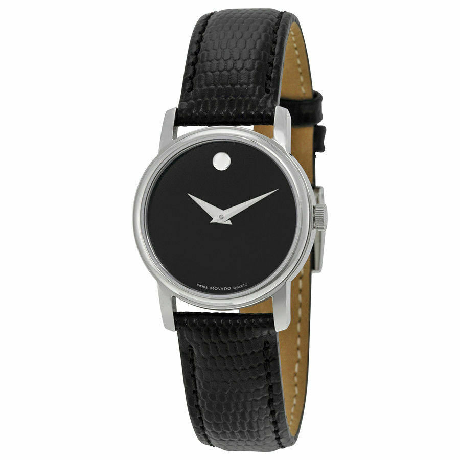 Movado Museum Quartz Black Dial Ladies Watch 2100004