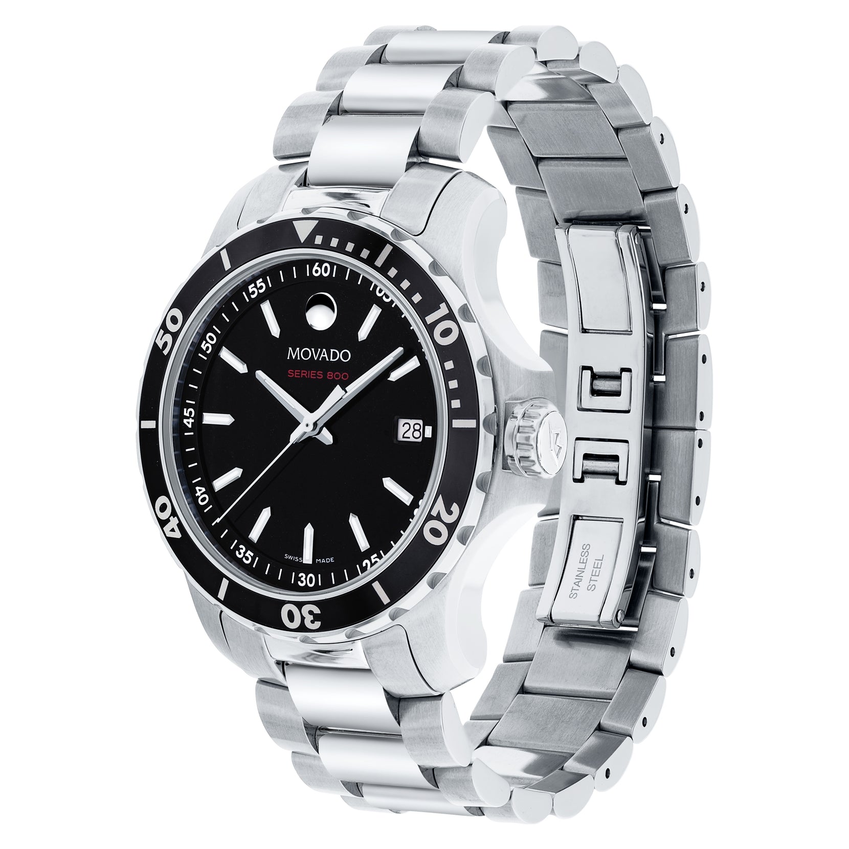 Movado Movado Series 800 Quartz Black Dial Men's Watch 2600135