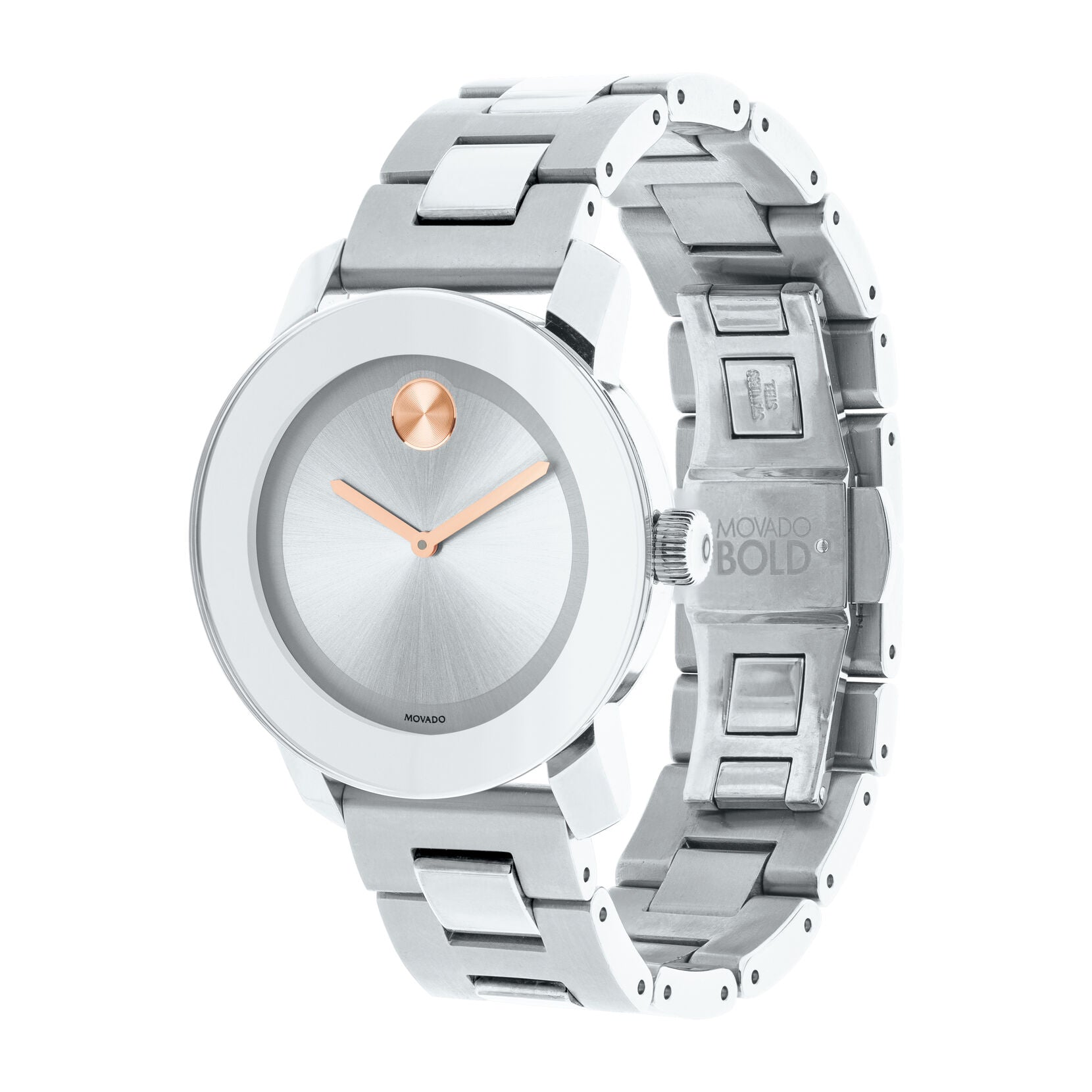 Movado Movado Bold Quartz Silver Dial Unisex Watch 3600084