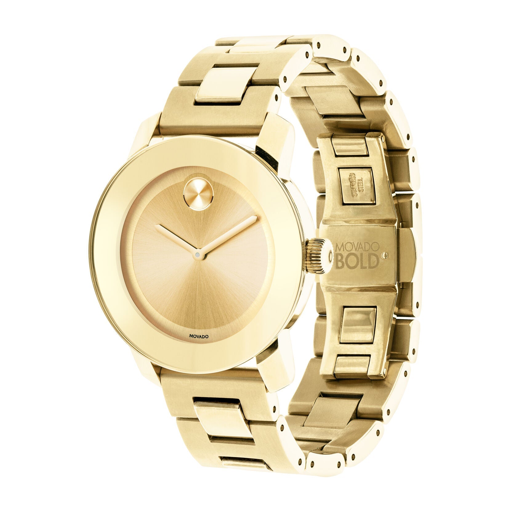Movado Movado Bold Quartz Champagne Dial Ladies Watch 3600085