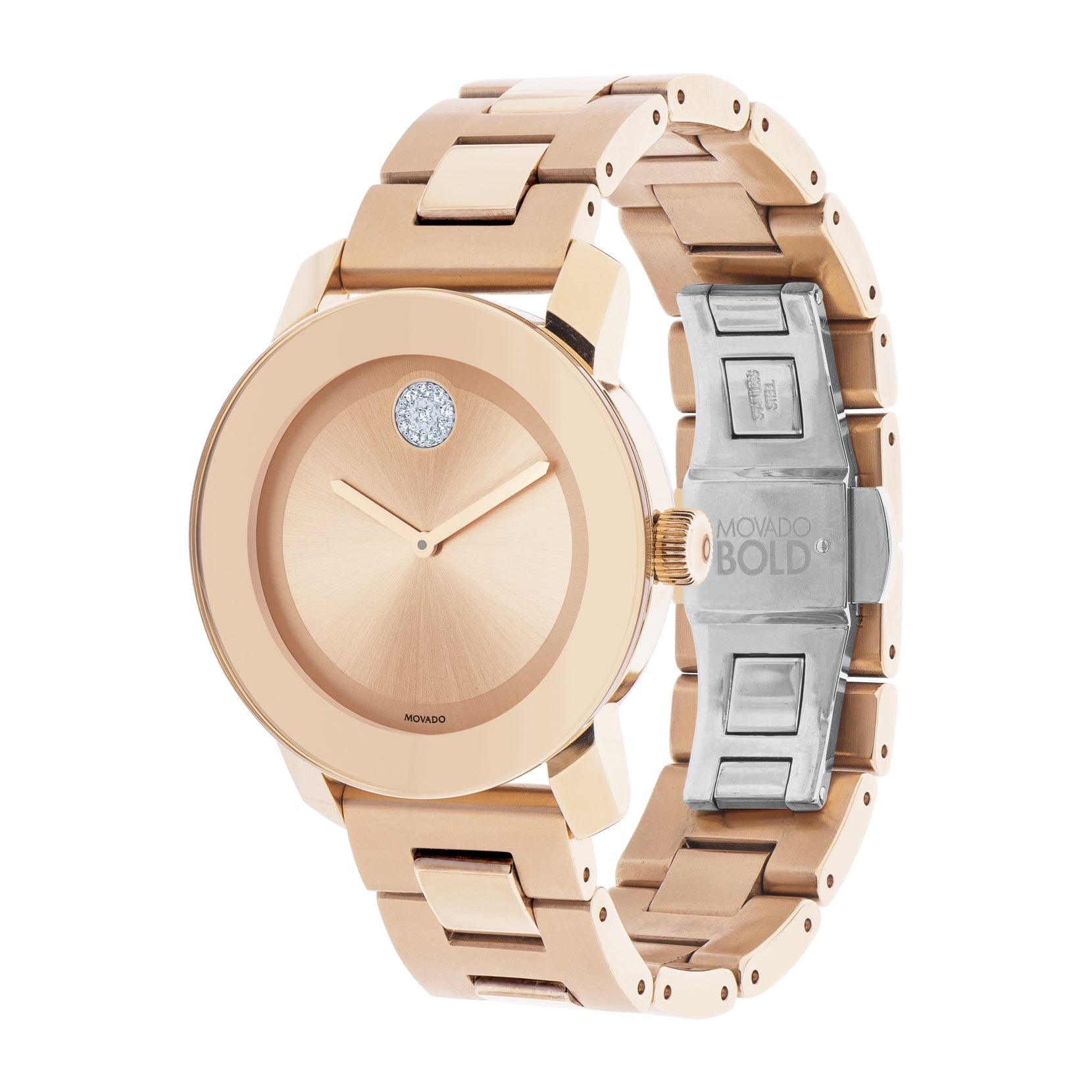 Movado Movado Bold Quartz Gold-tone Dial Ladies Watch 3600086