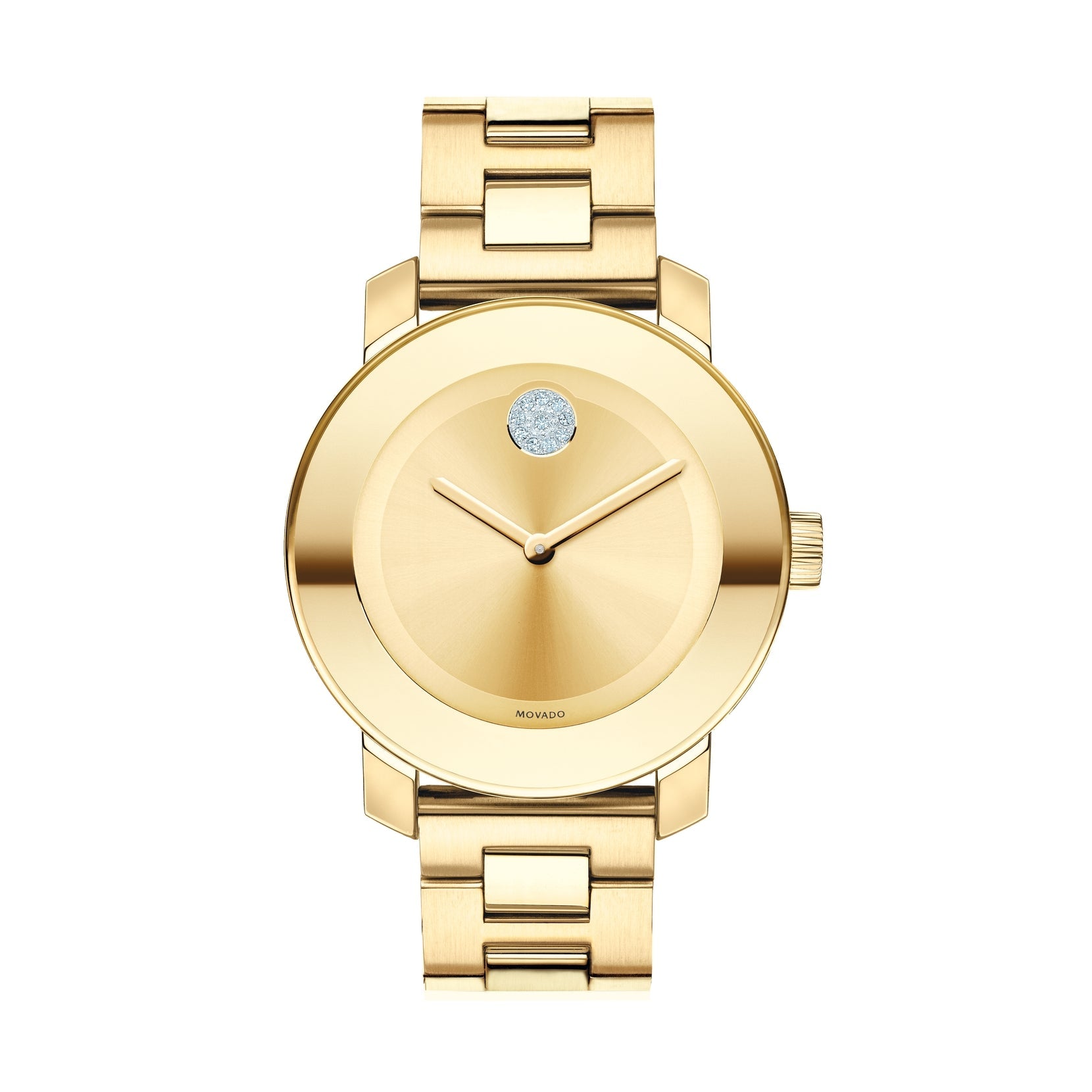 Movado Bold Quartz Gold Dial Ladies Watch 3600104