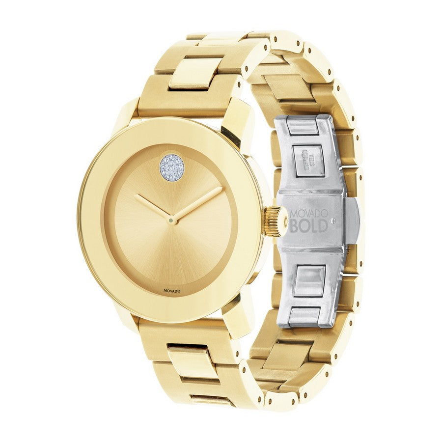Movado Movado Bold Quartz Gold Dial Ladies Watch 3600104