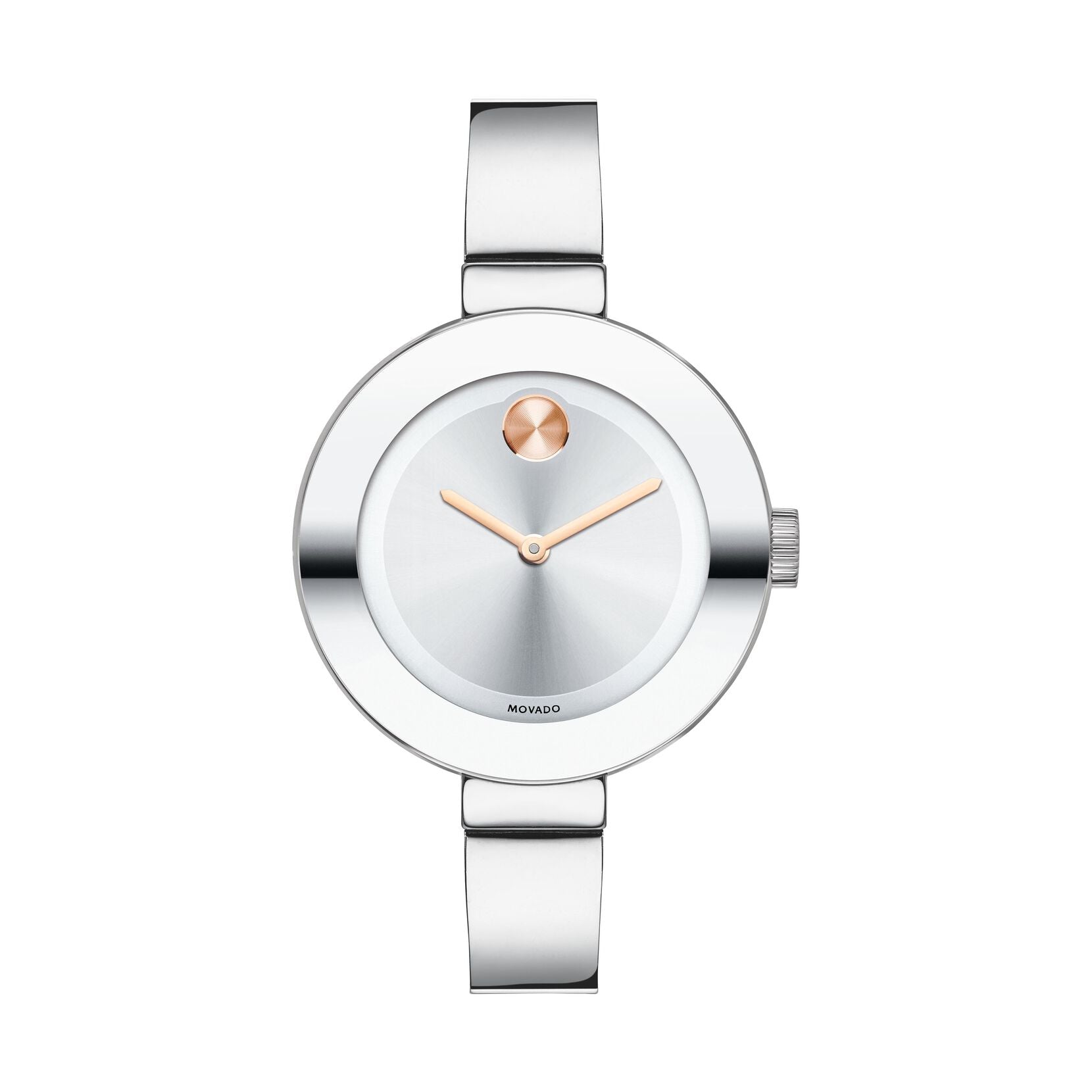 Movado Bold Quartz Silver Dial Ladies Watch 3600194
