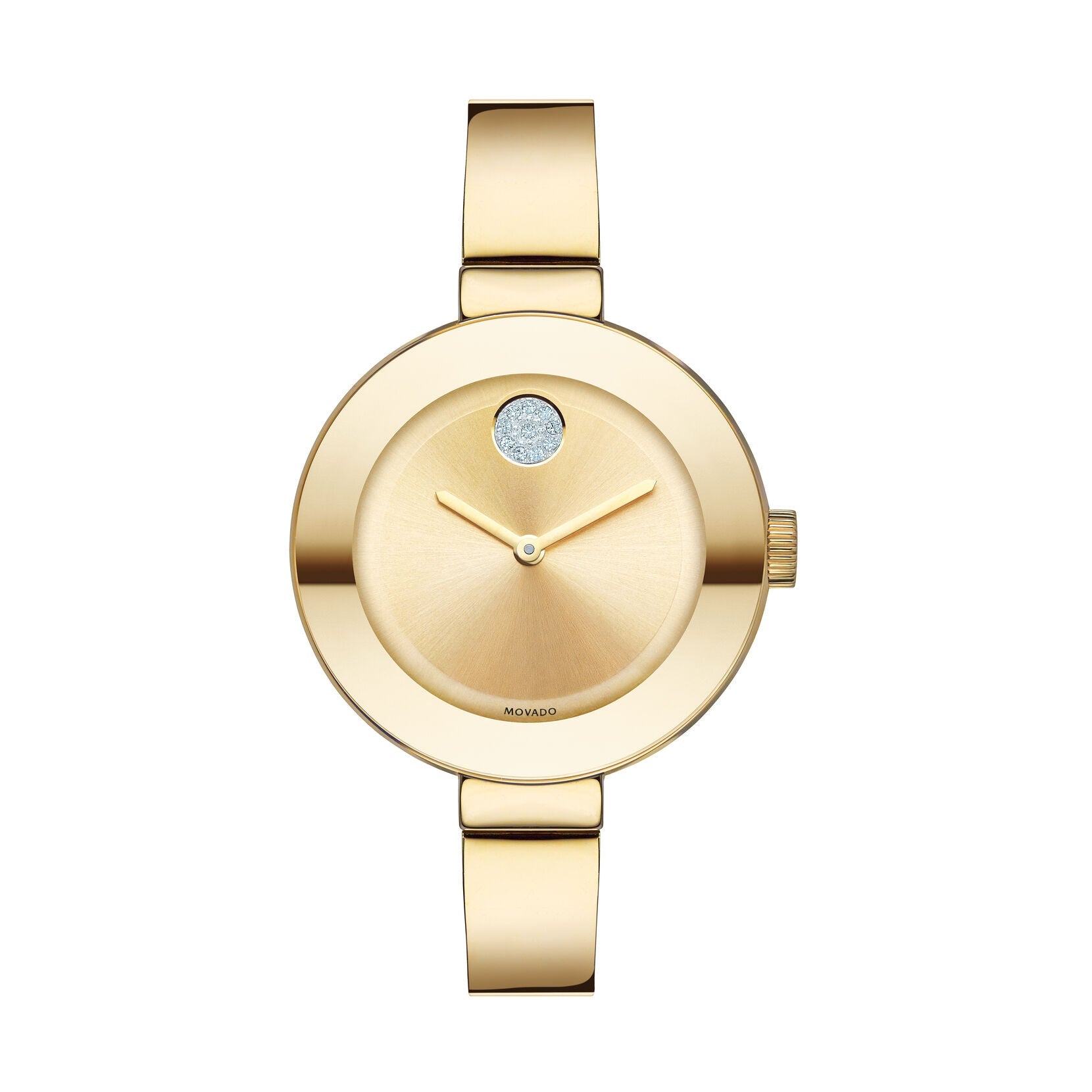 Movado Bold Quartz Champagne Dial Ladies Watch 3600201