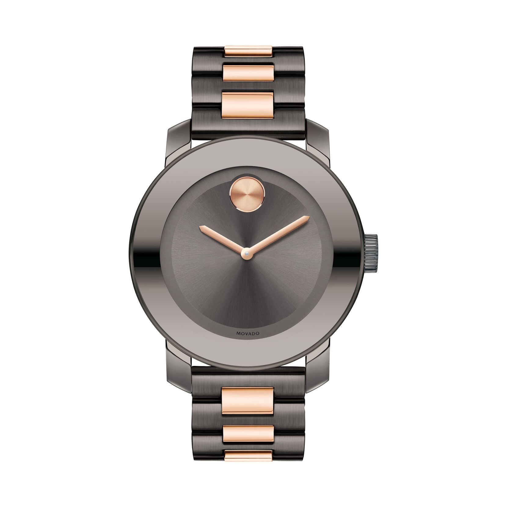 Movado Bold Quartz Grey Sunray Dial Ladies Watch 3600327