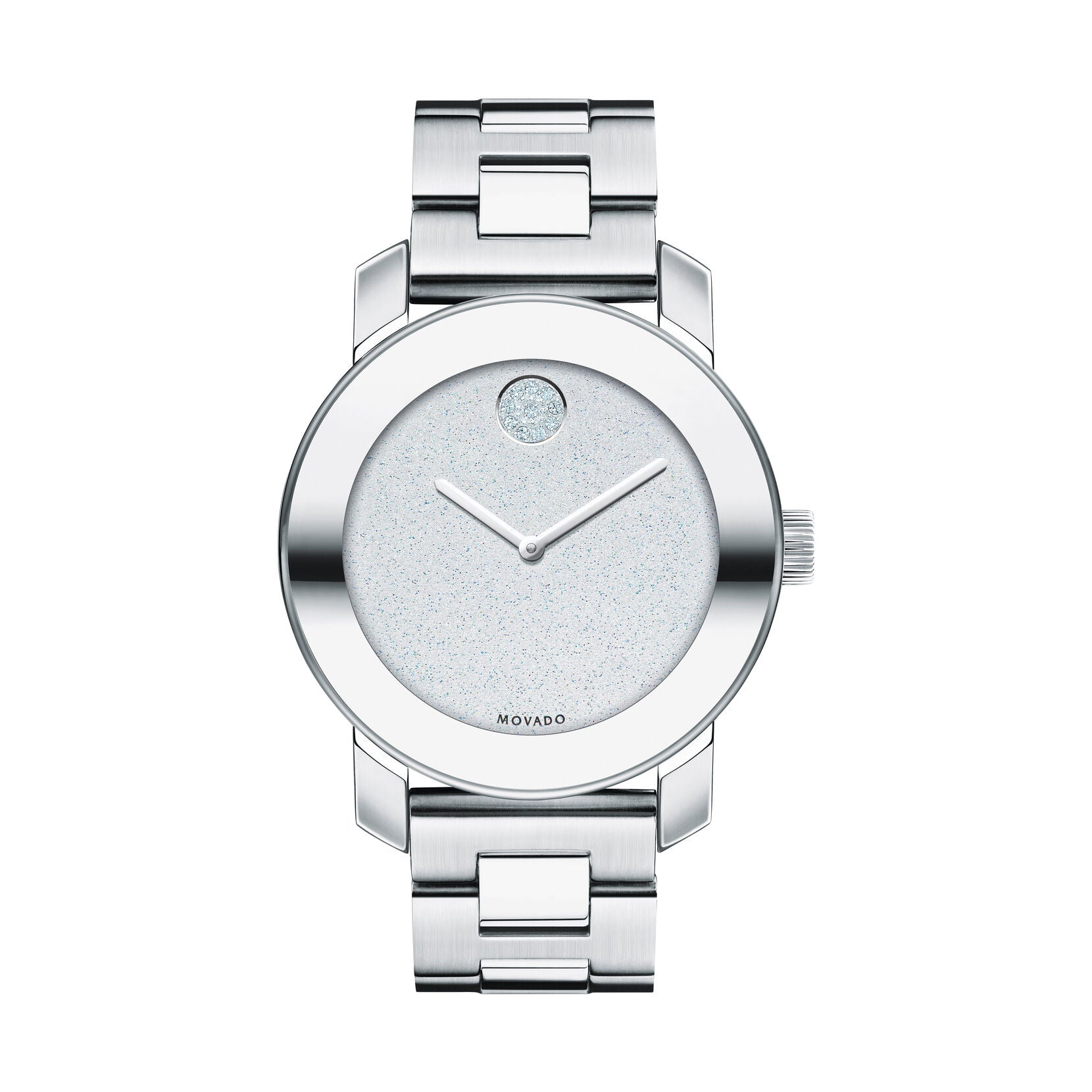 Movado Bold Quartz Silver Dial Ladies Watch 3600334