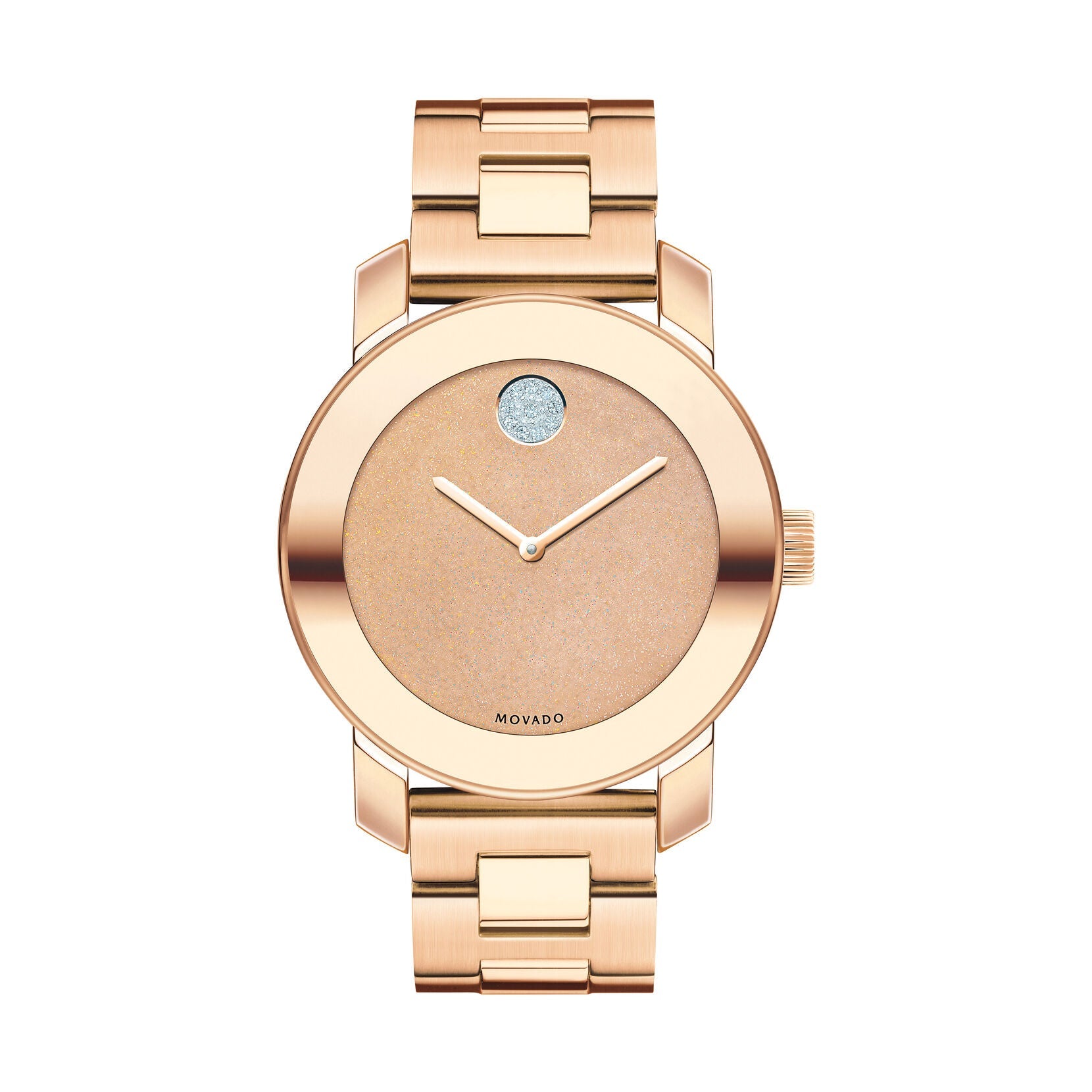 Movado Bold Quartz Bronze Dial Ladies Watch 3600335