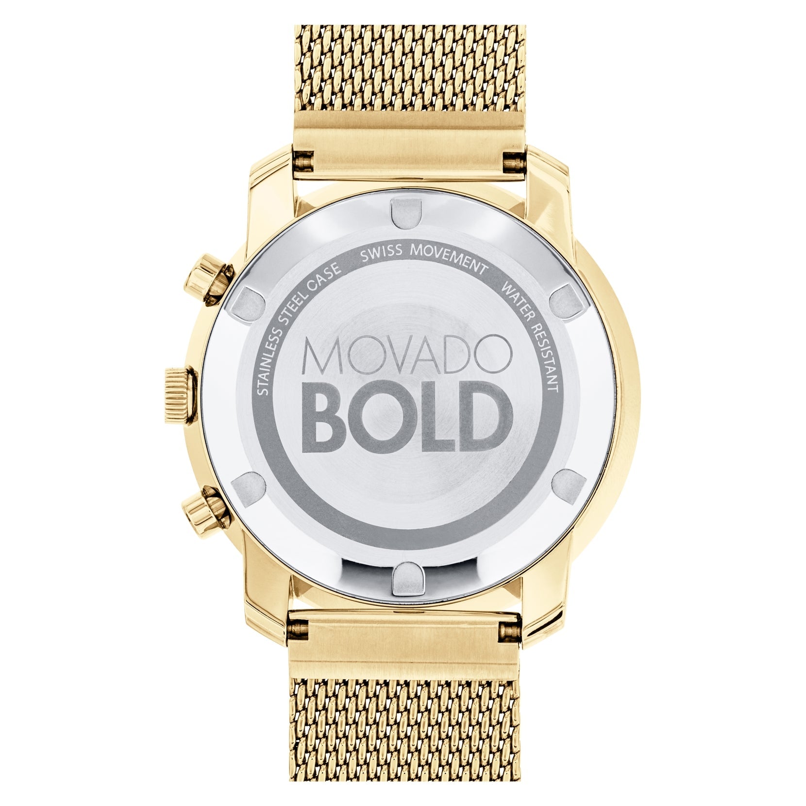 Movado Movado Bold Chronograph Gold Dial Men's Watch 3600372