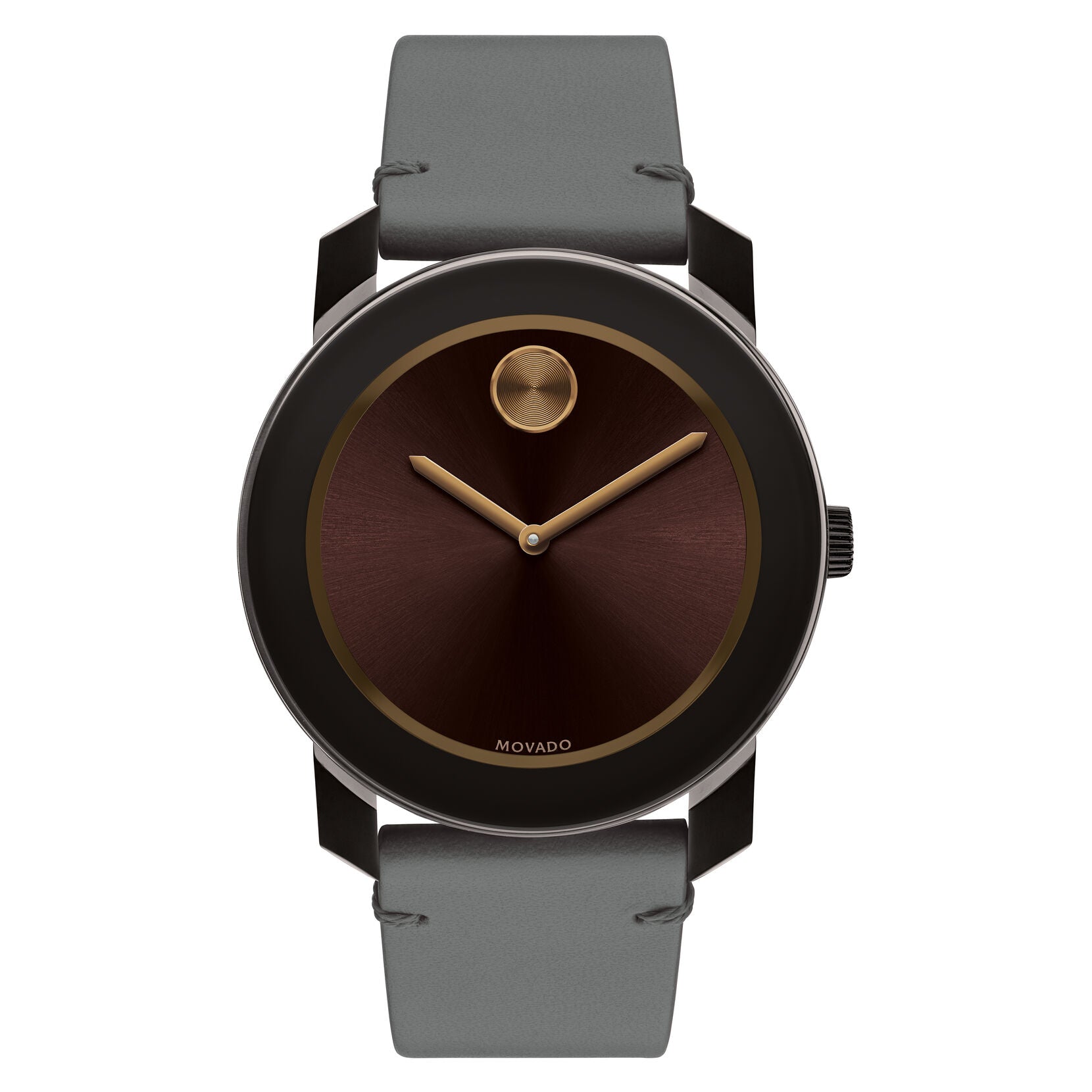 Movado Bold Quartz Brown Sunray Dial Men's Watch 3600455