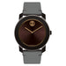 Movado Bold Quartz Brown Sunray Dial Men's Watch 3600455