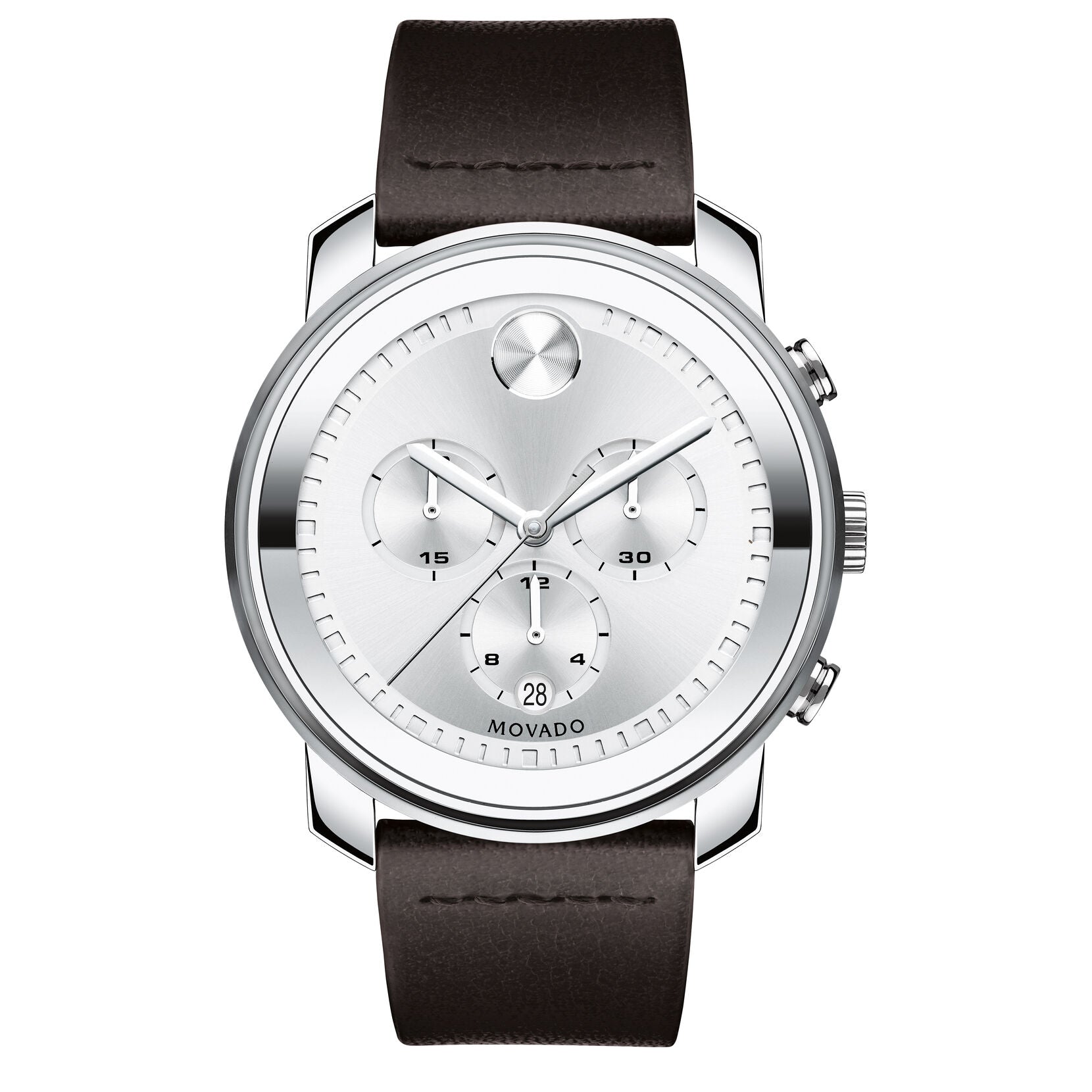 Movado Bold Chronograph Silver Dial Men's Watch 3600465