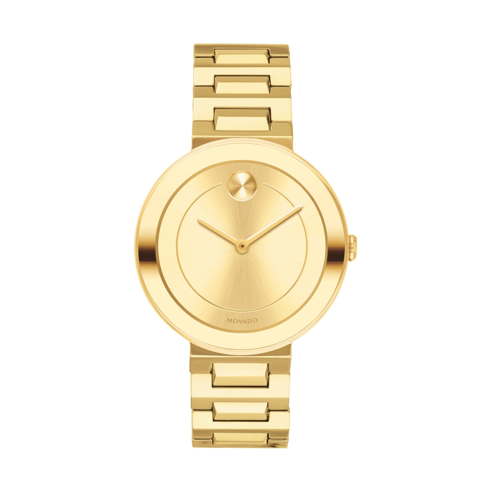 Movado Bold Quartz Light Gold Dial Ladies Watch 3600498