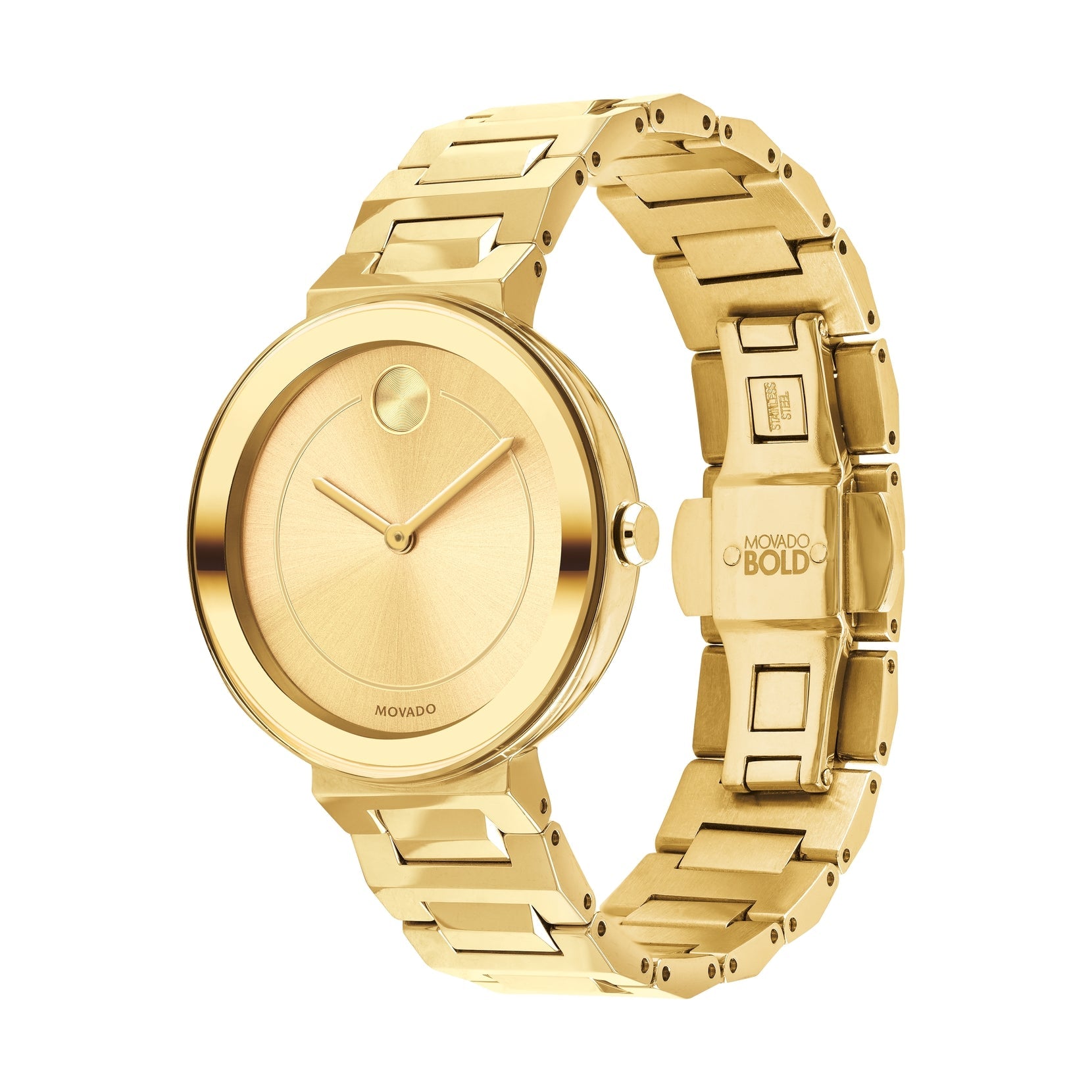 Movado Movado Bold Quartz Light Gold Dial Ladies Watch 3600498