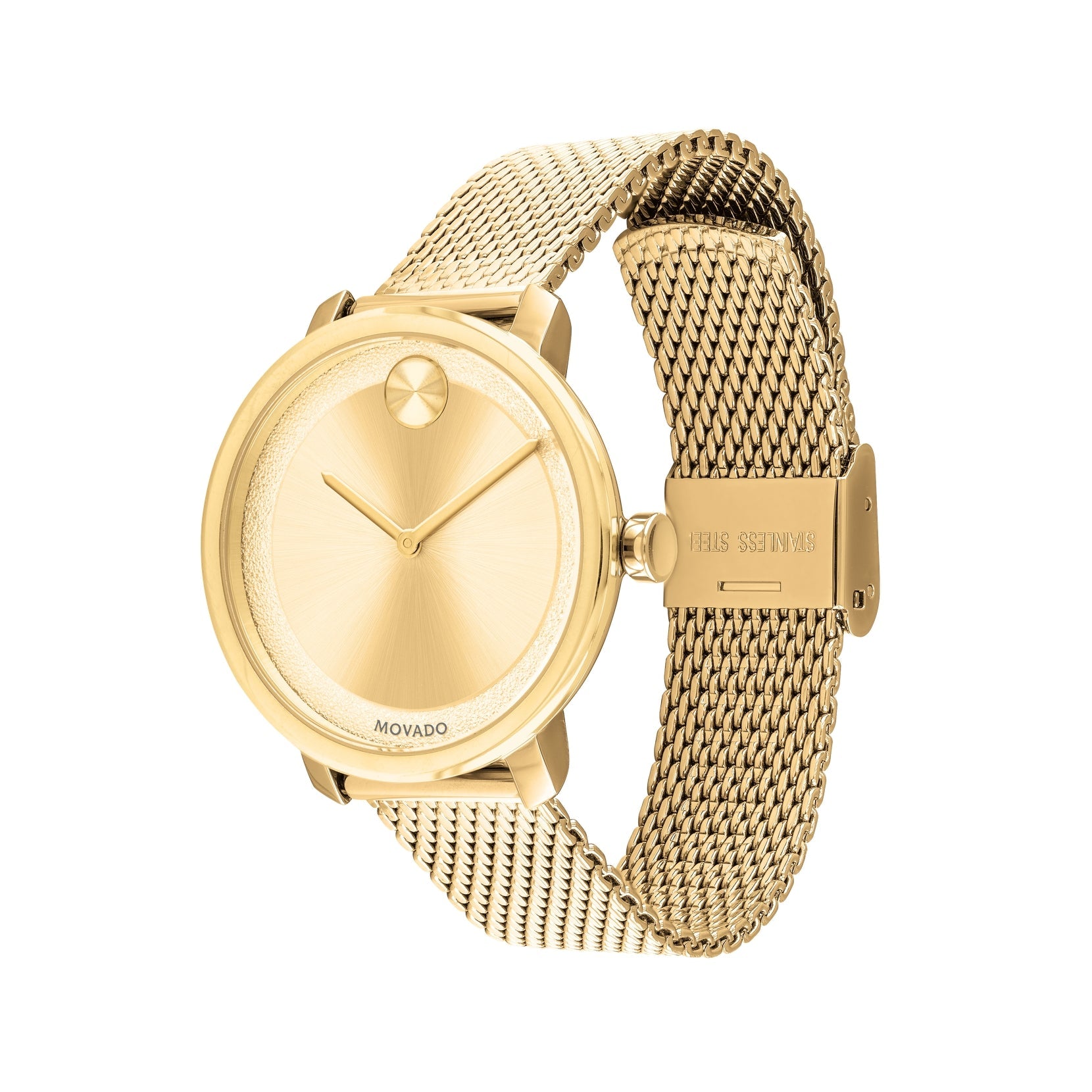 Movado Movado Bold Quartz Gold Metallic Dial Ladies Watch 3600580