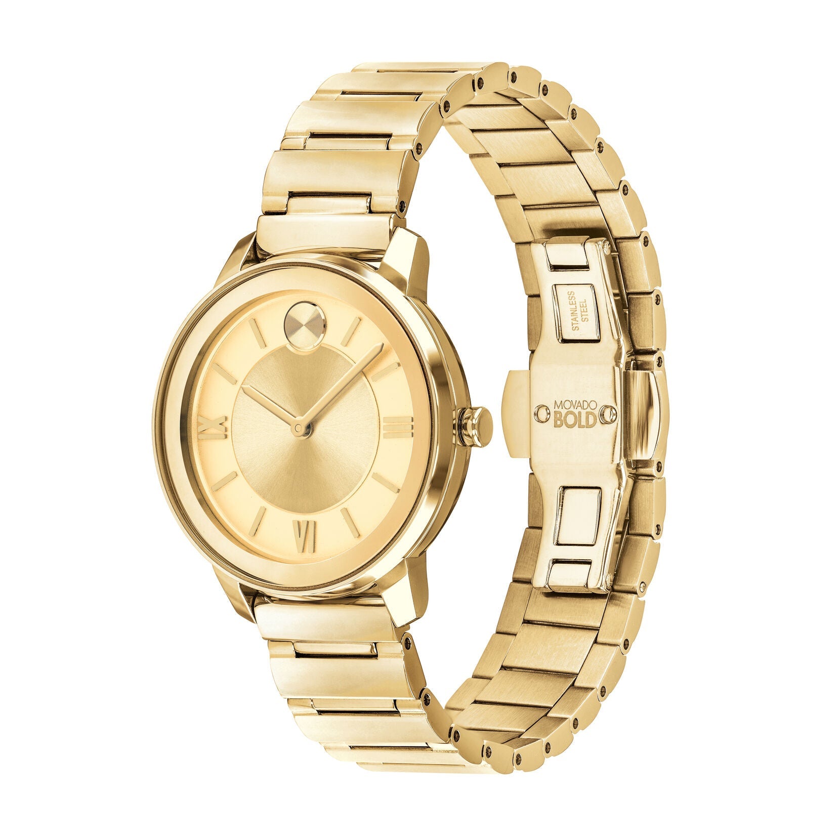 Movado Movado Bold Quartz Gold Dial Ladies Watch 3600591