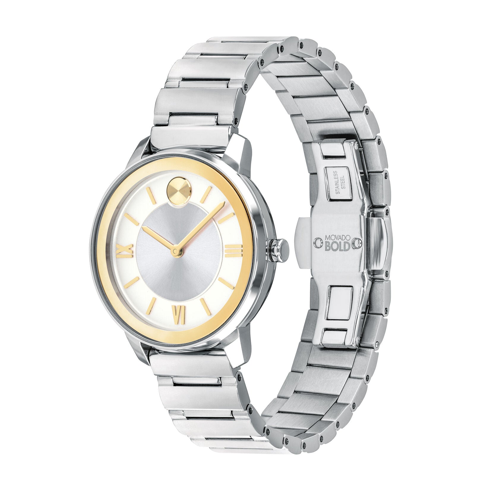 Movado Movado Bold Quartz Silver White Dial Ladies Watch 3600592
