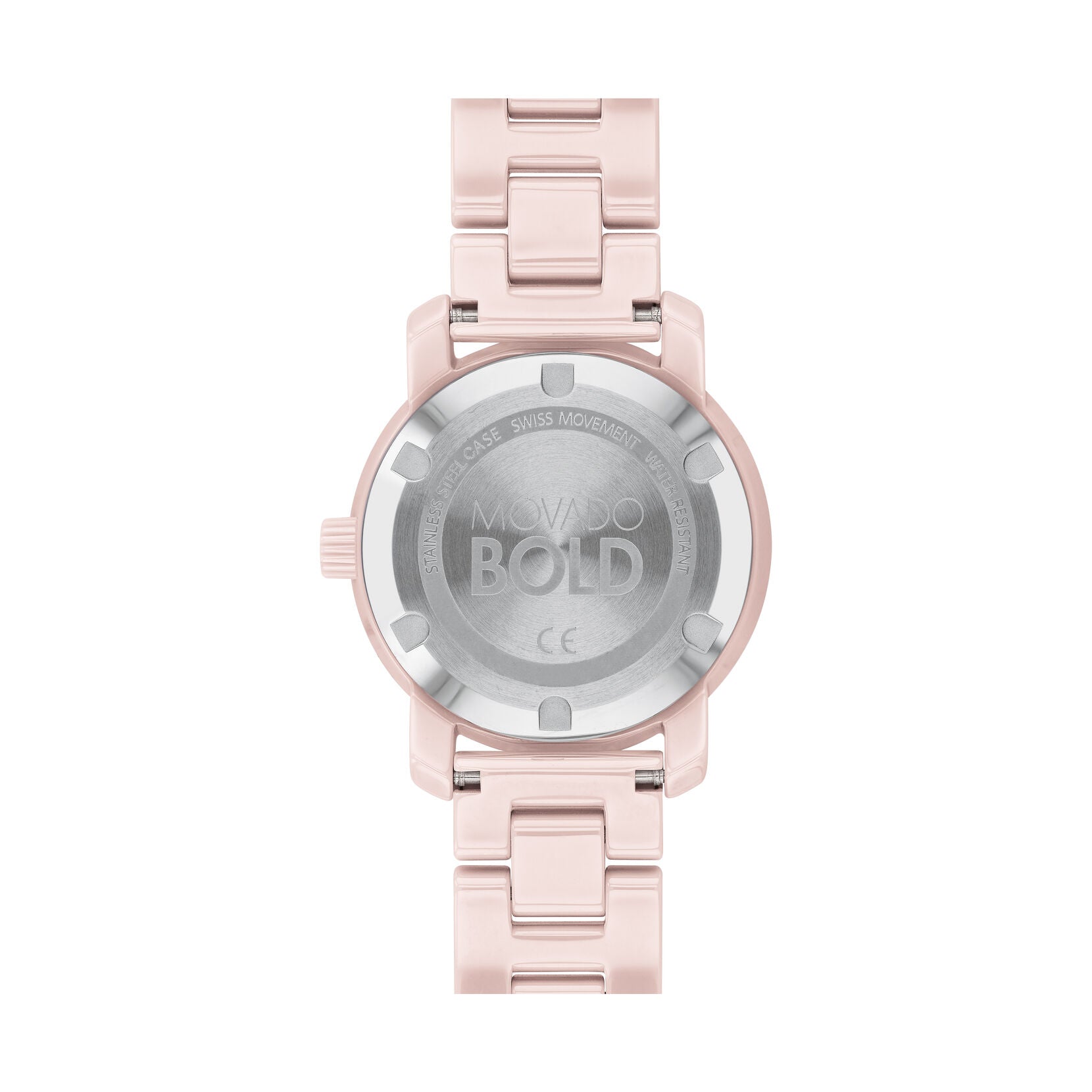 Movado Movado Bold Quartz Pink Crystal Dial Ladies Watch 3600615