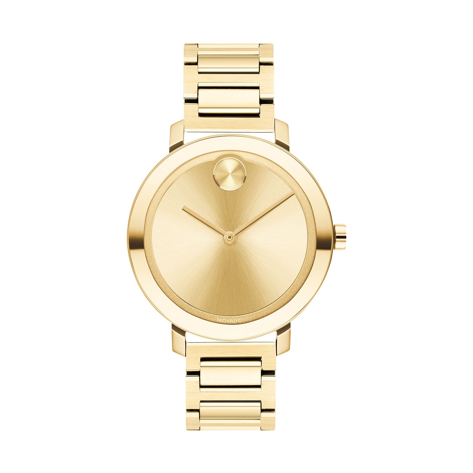 Movado Bold Evolution Quartz Gold Dial Ladies Watch 3600648