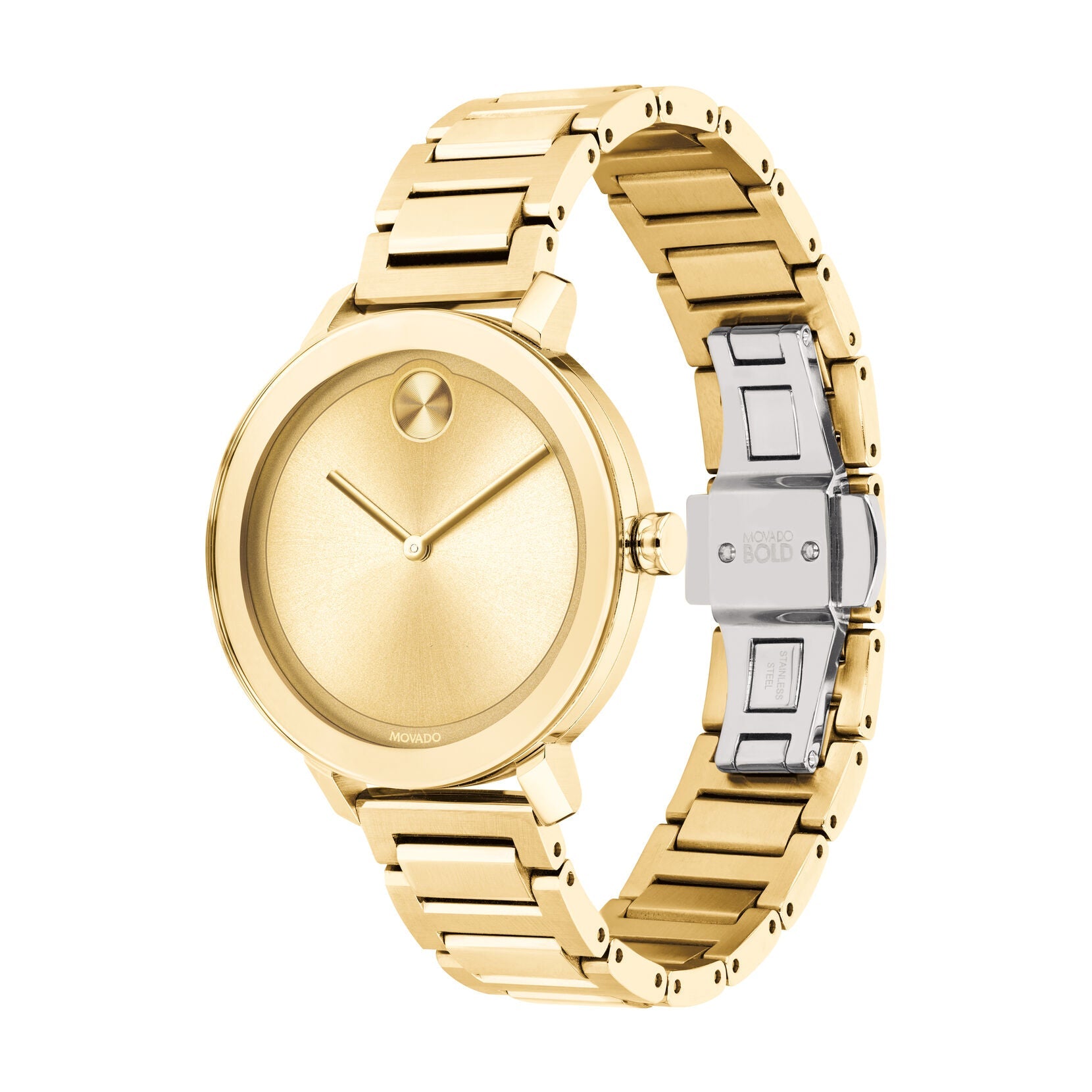 Movado Movado Bold Evolution Quartz Gold Dial Ladies Watch 3600648
