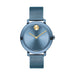 Movado Bold Evolution Quartz Light Blue Dial Ladies Watch 3600675