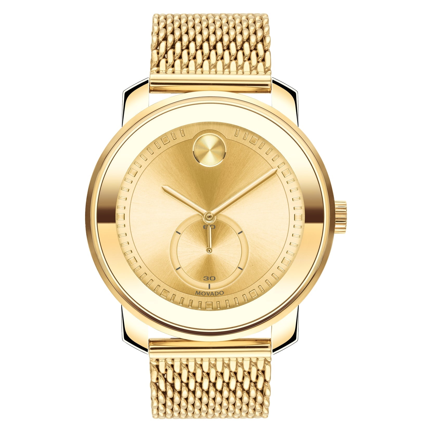 Movado Bold Quartz Gold Dial Men's Watch 3600678
