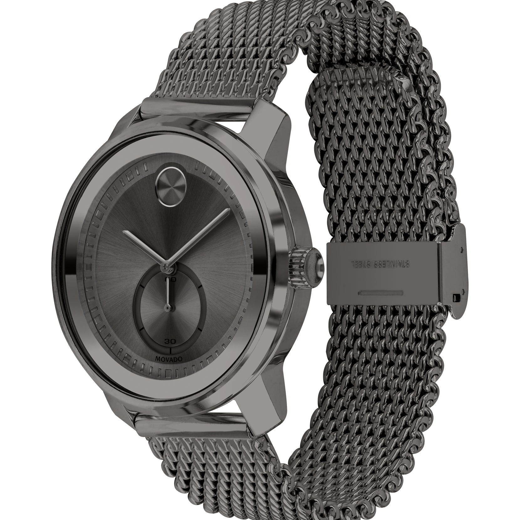 Movado Movado Bold Quartz Gunmetal Dial Men's Watch 3600679
