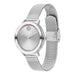 Movado Movado Bold Evolution Quartz Silver Metallic With Crystal Set Dot Dial Ladies Watch 3600698