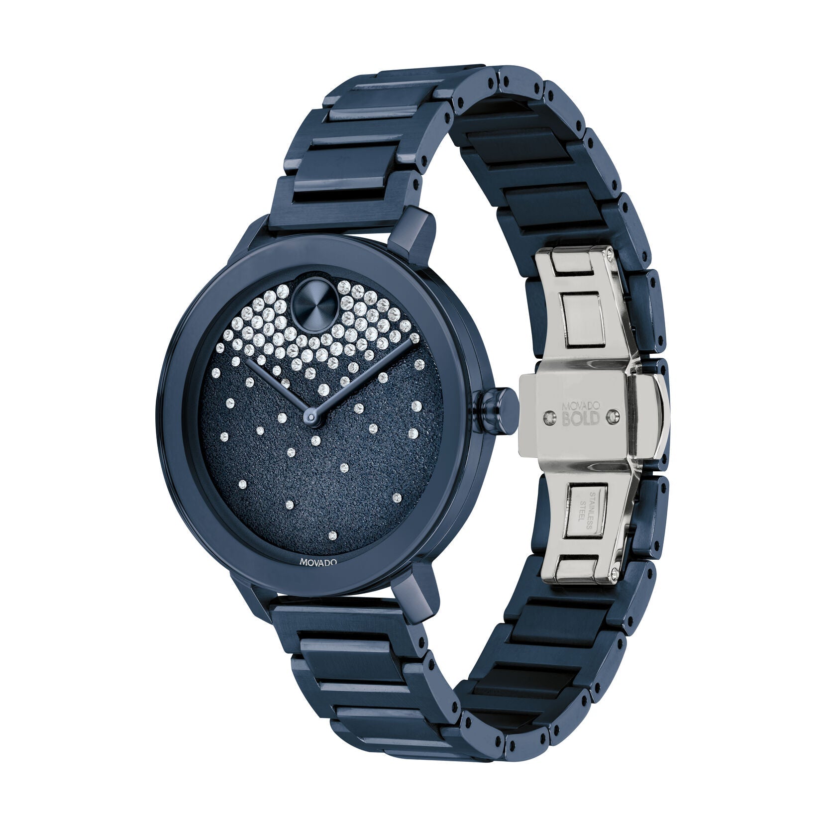 Movado bold light blue dial ladies watch top
