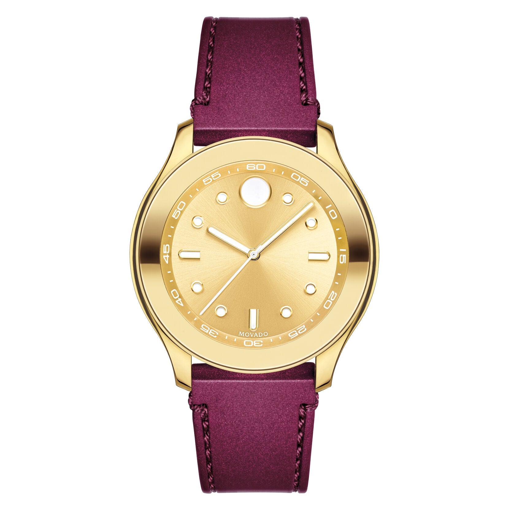 Movado Trend Quartz Gold Metallic Dial Ladies Watch 3600717