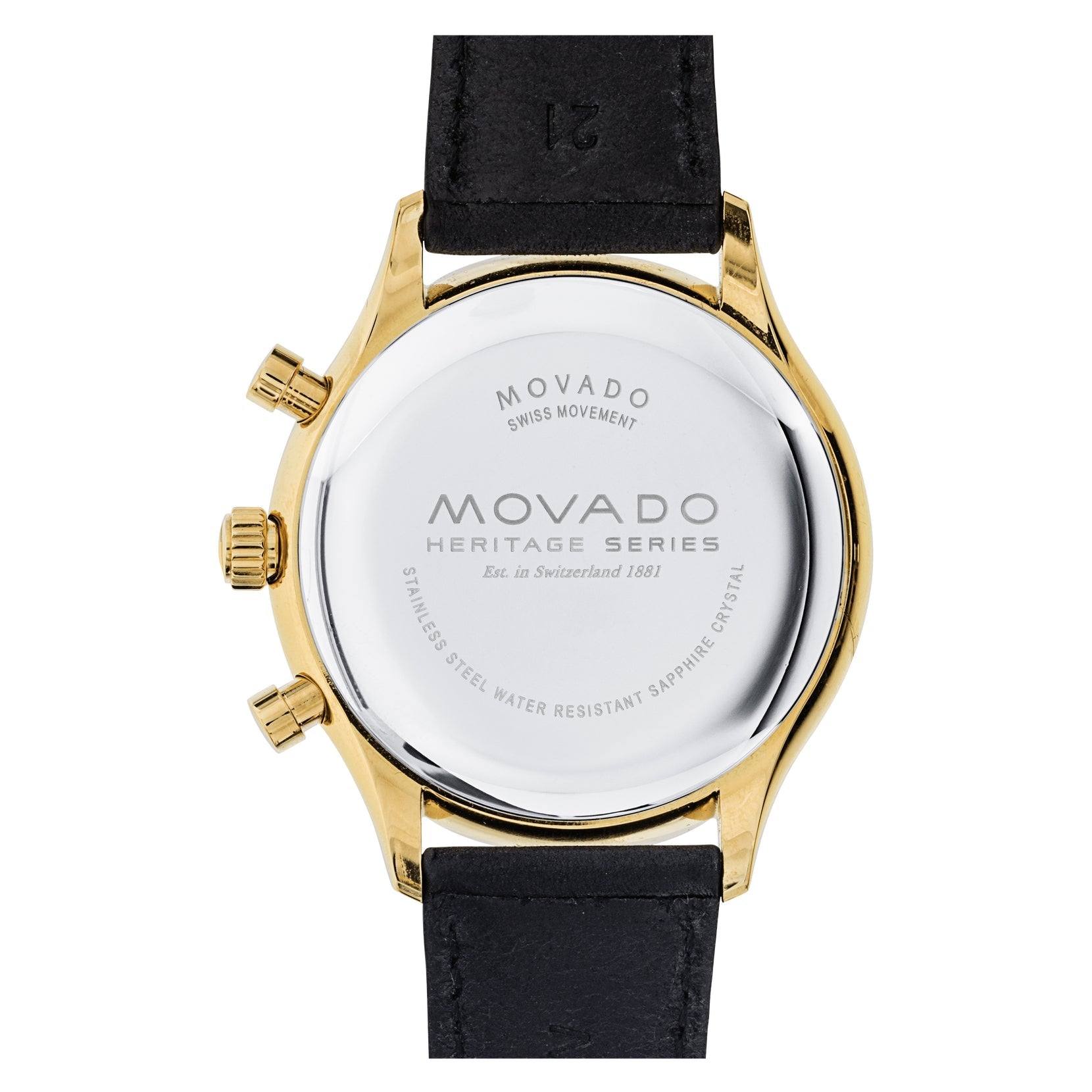 Movado Movado Heritage Chronograph Navy Blue Dial Men's Watch 3650006