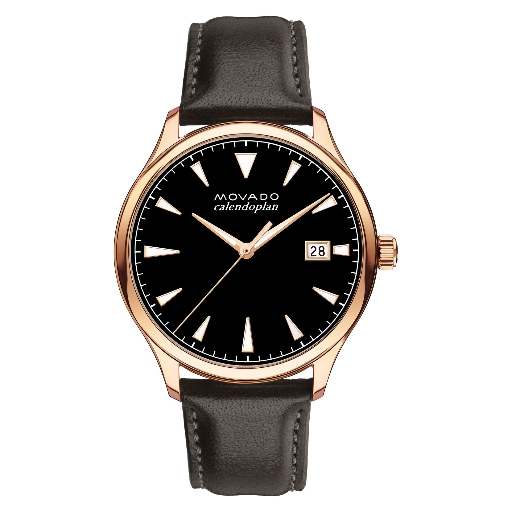 Movado Heritage Quartz Black Dial Men's Watch 3650020