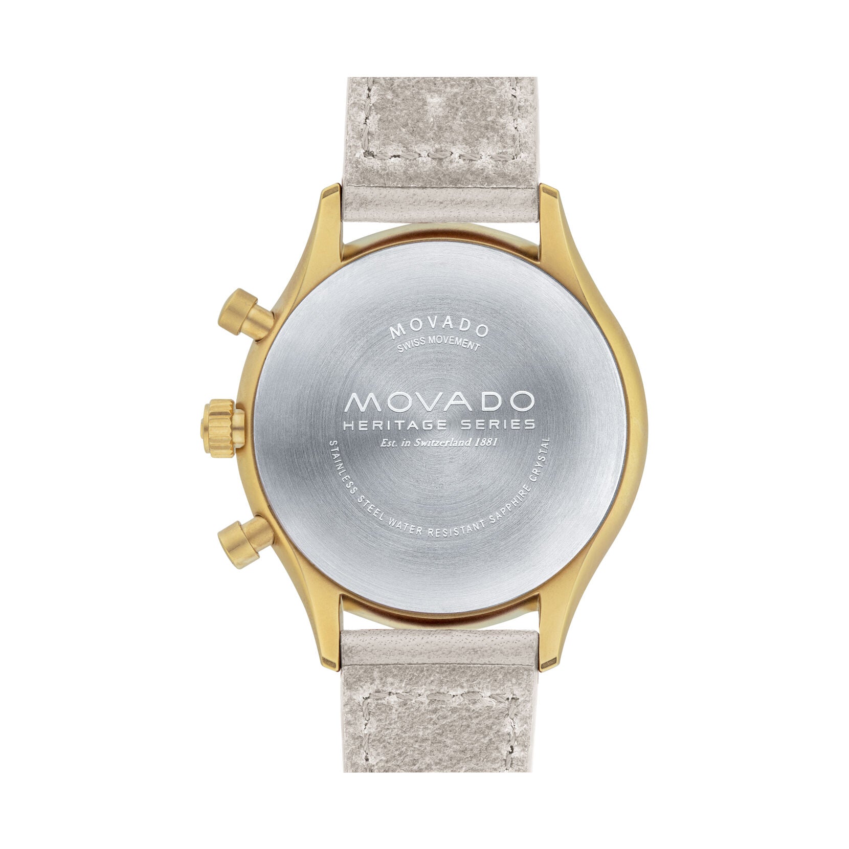 Movado Movado Heritage Chronograph White Dial Ladies Watch 3650026
