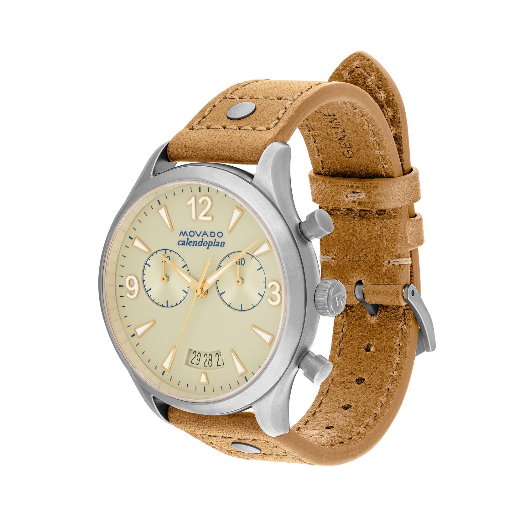 Movado Movado Heritage Chronograph Ivory Dial Ladies Watch 3650027
