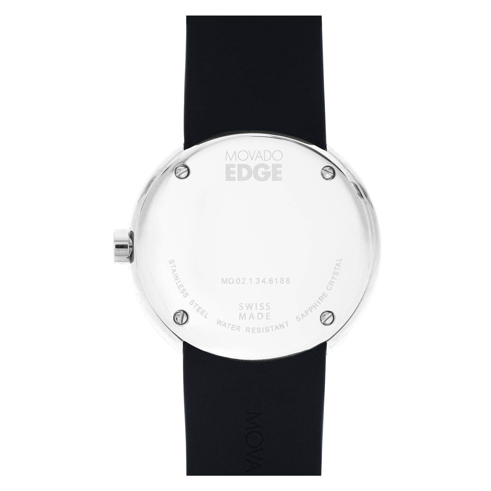 Movado Movado Edge Quartz Concave Sandblasted Blue Aluminum Dial Men's Watch 3680004
