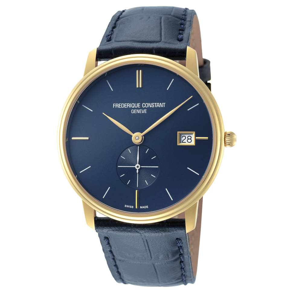 Frederique Constant Slimline Quartz Blue Dial Men's Watch FC-245N4S5