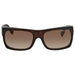 Tom Ford Toby Brown Gadient Rectangular Ladies Sunglasses FT0440 52K