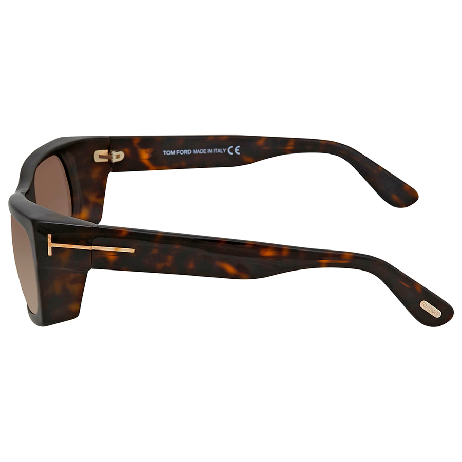 Tom Ford Tom Ford Toby Brown Gadient Rectangular Ladies Sunglasses FT0440 52K