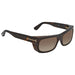 Tom Ford Tom Ford Toby Brown Gadient Rectangular Ladies Sunglasses FT0440 52K