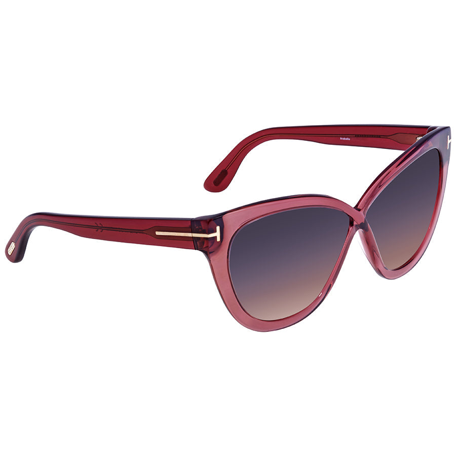 Tom Ford Arabella Smoke Gradient Cat Eye Ladies Sunglasses FT0511 69B