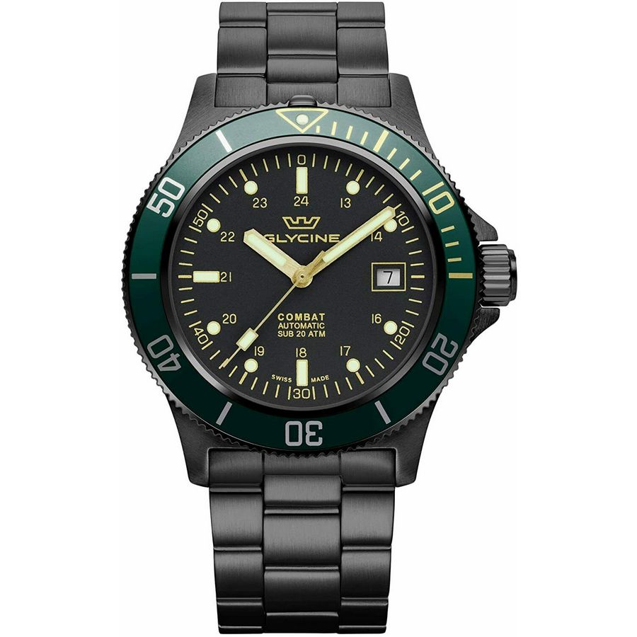 Glycine Combat Automatic Black Dial Men's Watch GL0273