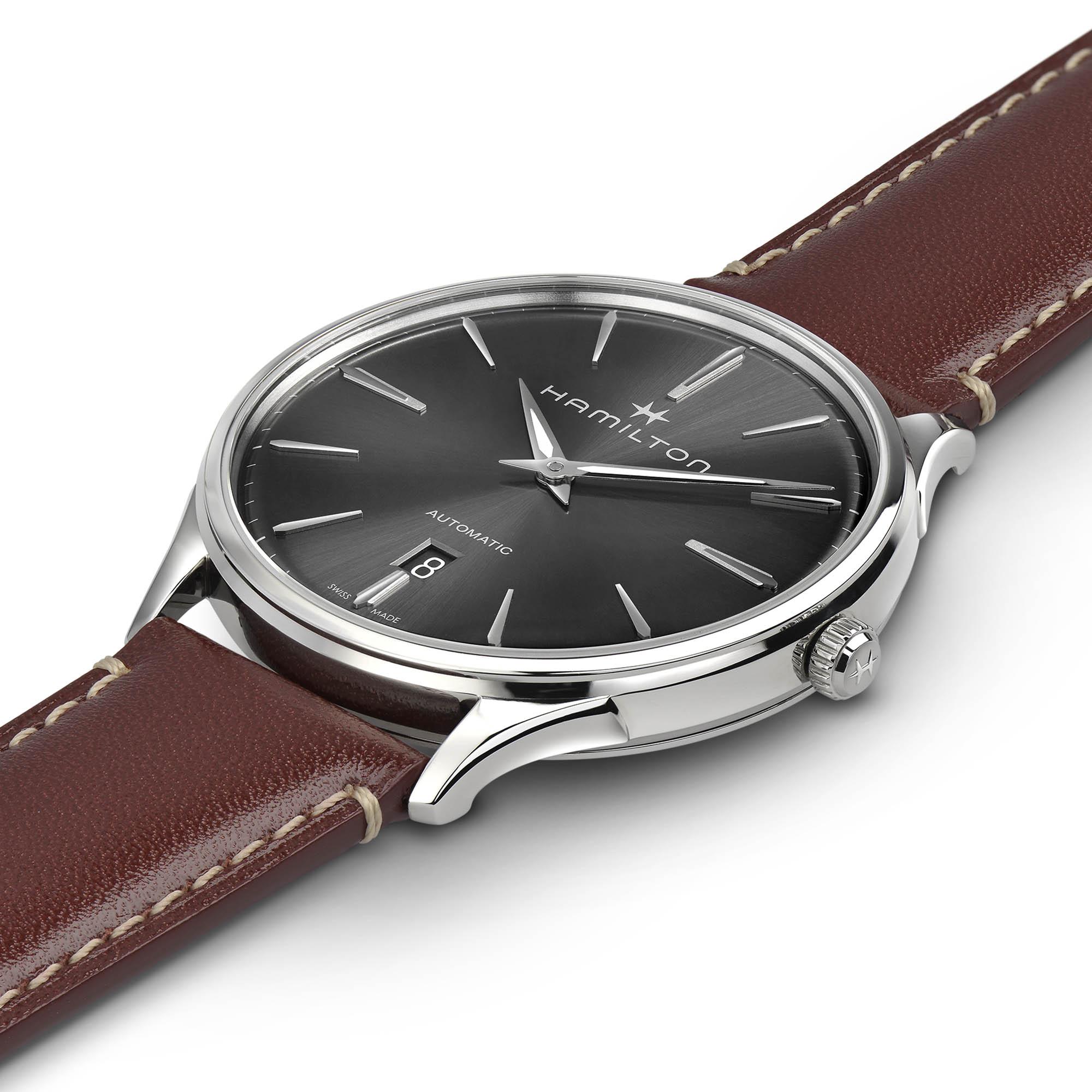 Hamilton Hamilton Jazzmaster Thinline Automatic Grey Dial Men's Watch H38525881