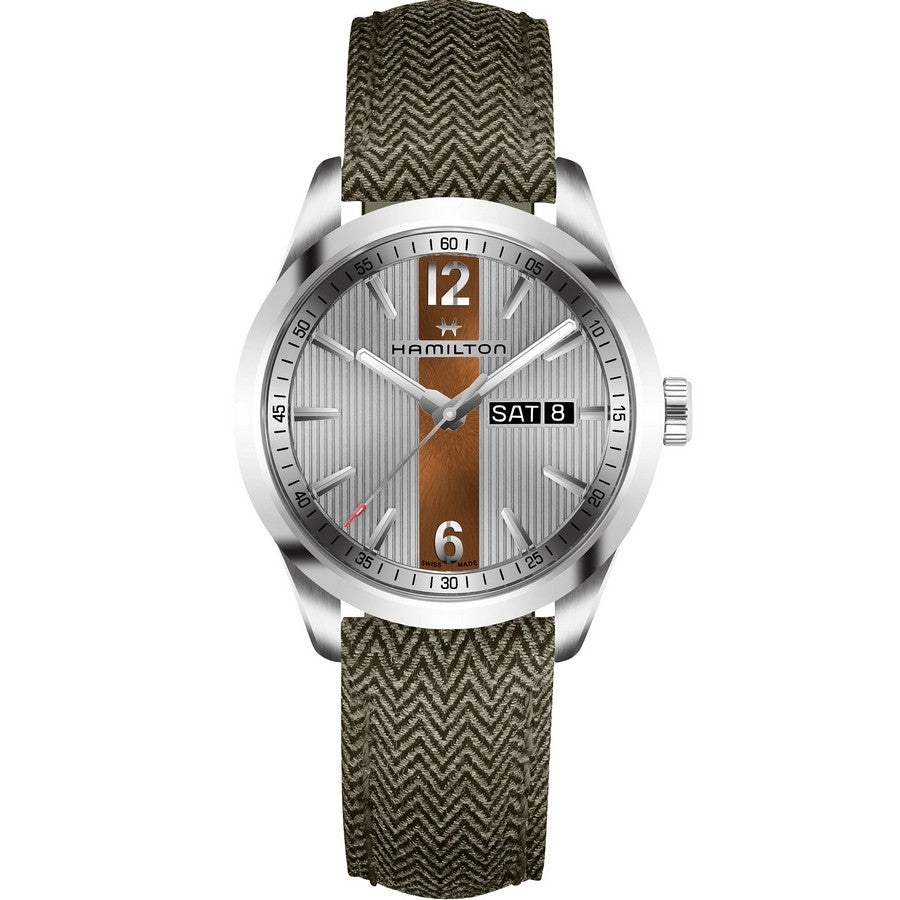 Hamilton Broadway Quartz Silver and Brown Dial Men's Watch H43311985