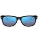 Ray-Ban New Wayfarer Flash Blue Flash Flash Square Men's Sunglasses RB2132 622/17 52