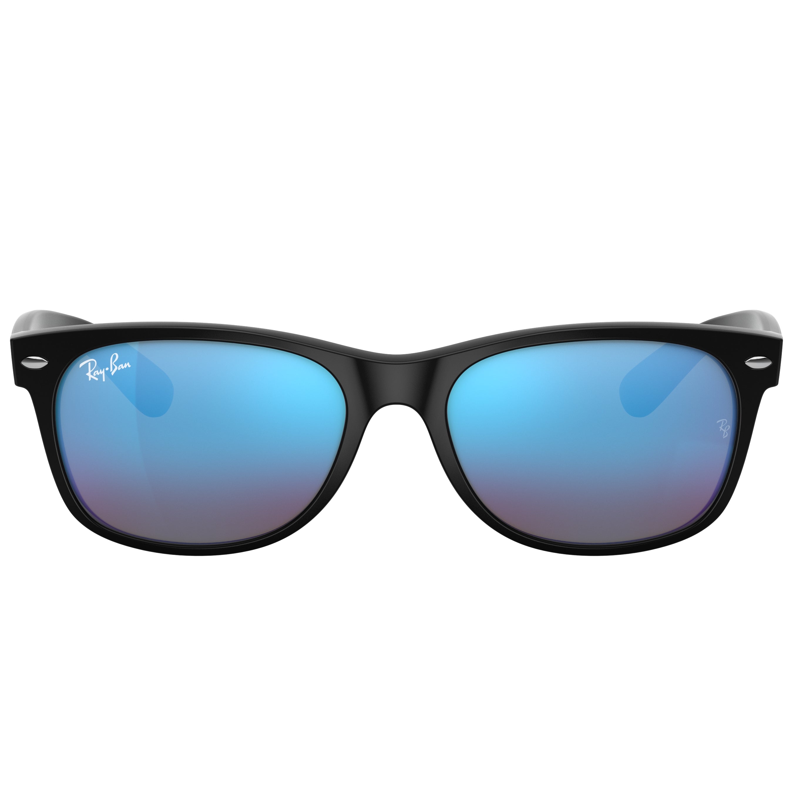 Ray-Ban Wayfarer Blue Mirrored Mirrored Wayfarer Men's Sunglasses RB2132 622/17 55