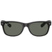 Ray-Ban New Wayfarer Green Classic G-15 Polarized Square Men's Sunglasses RB2132 622/58 52