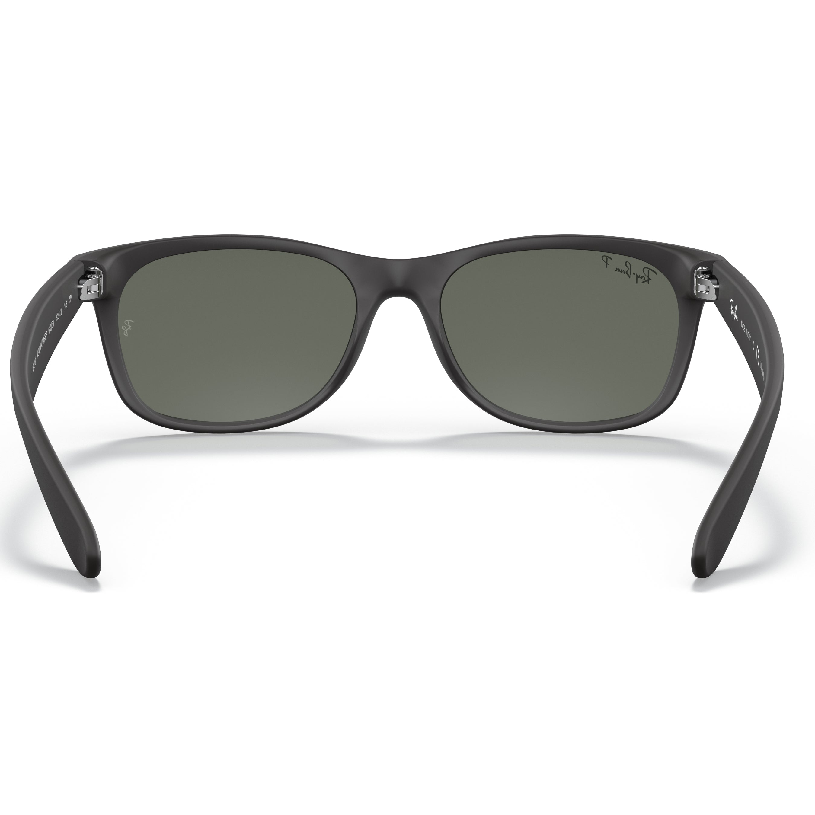 Ray-Ban Ray-Ban New Wayfarer Green Classic G-15 Polarized Square Men's Sunglasses RB2132 622/58 52
